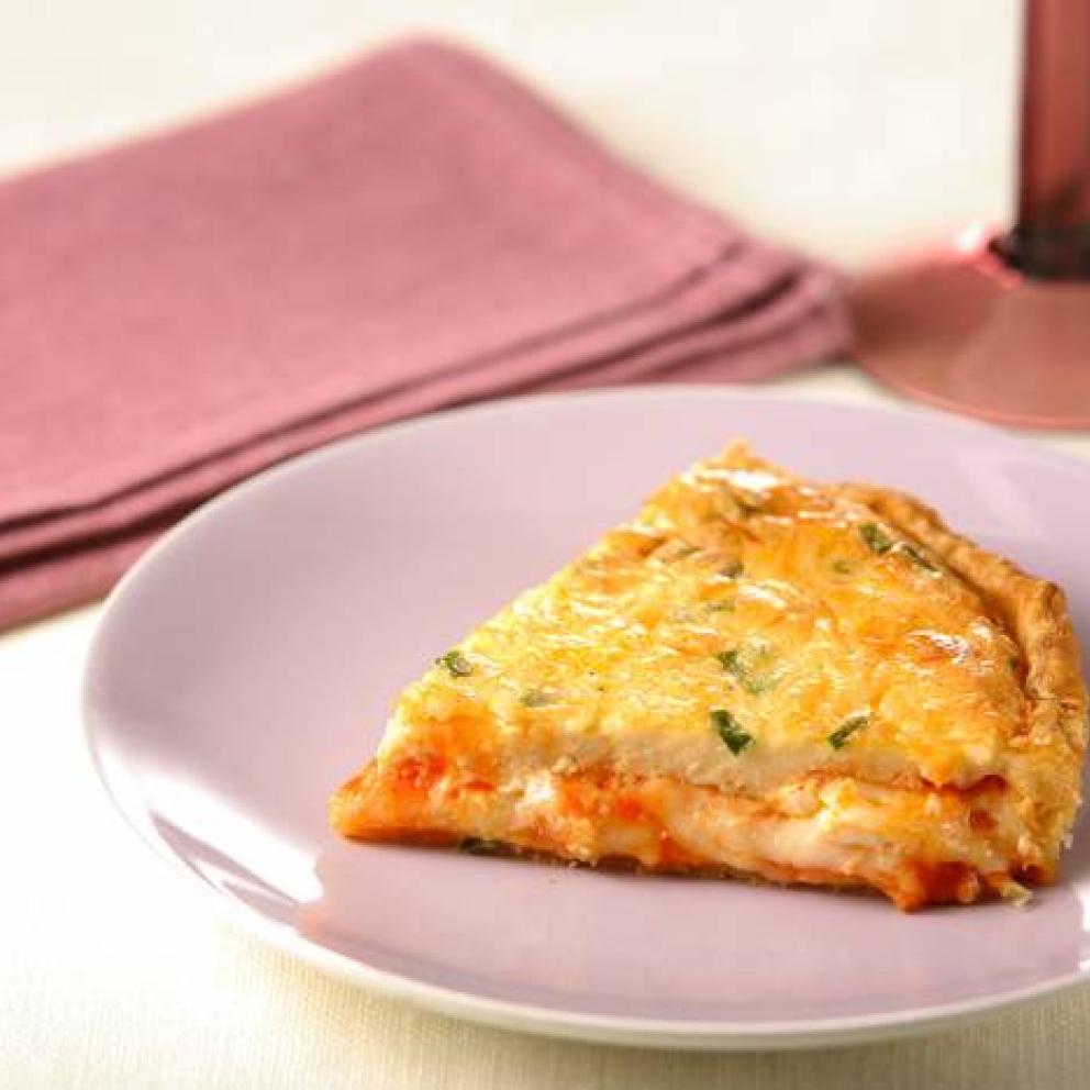 Quiche di pomodoro e formaggio
