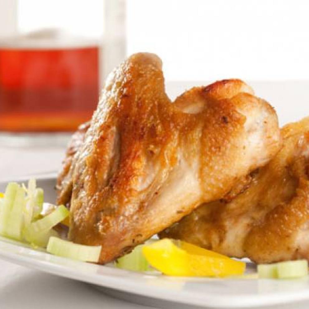 Ali di pollo al rum