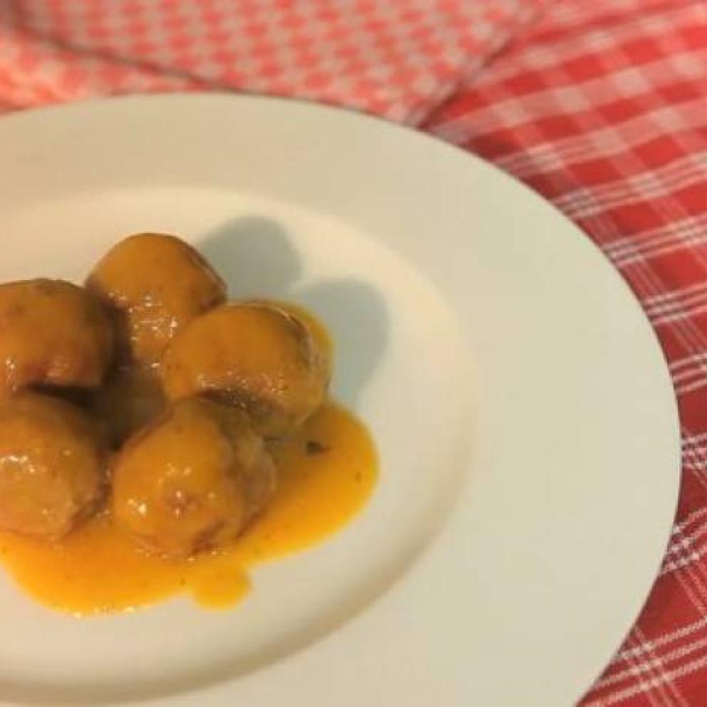 polpette di carne e zucca