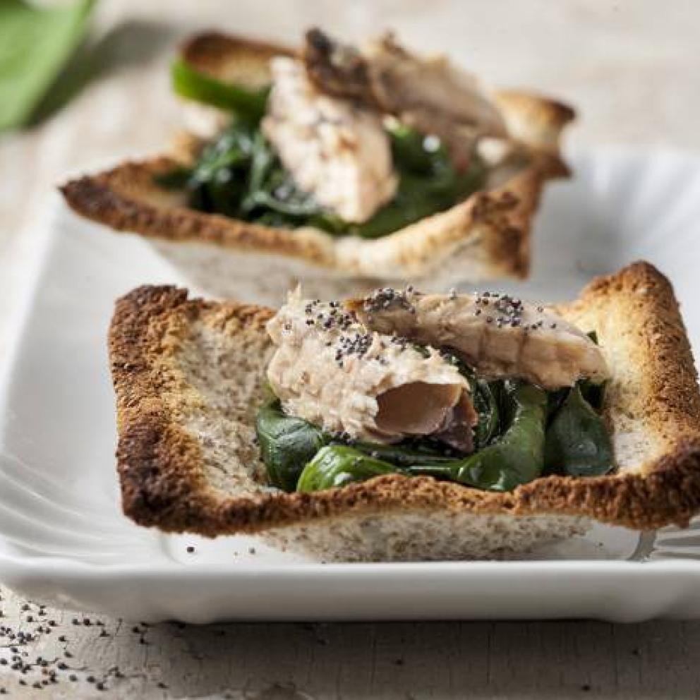 Cestini di pancarré integrale farciti