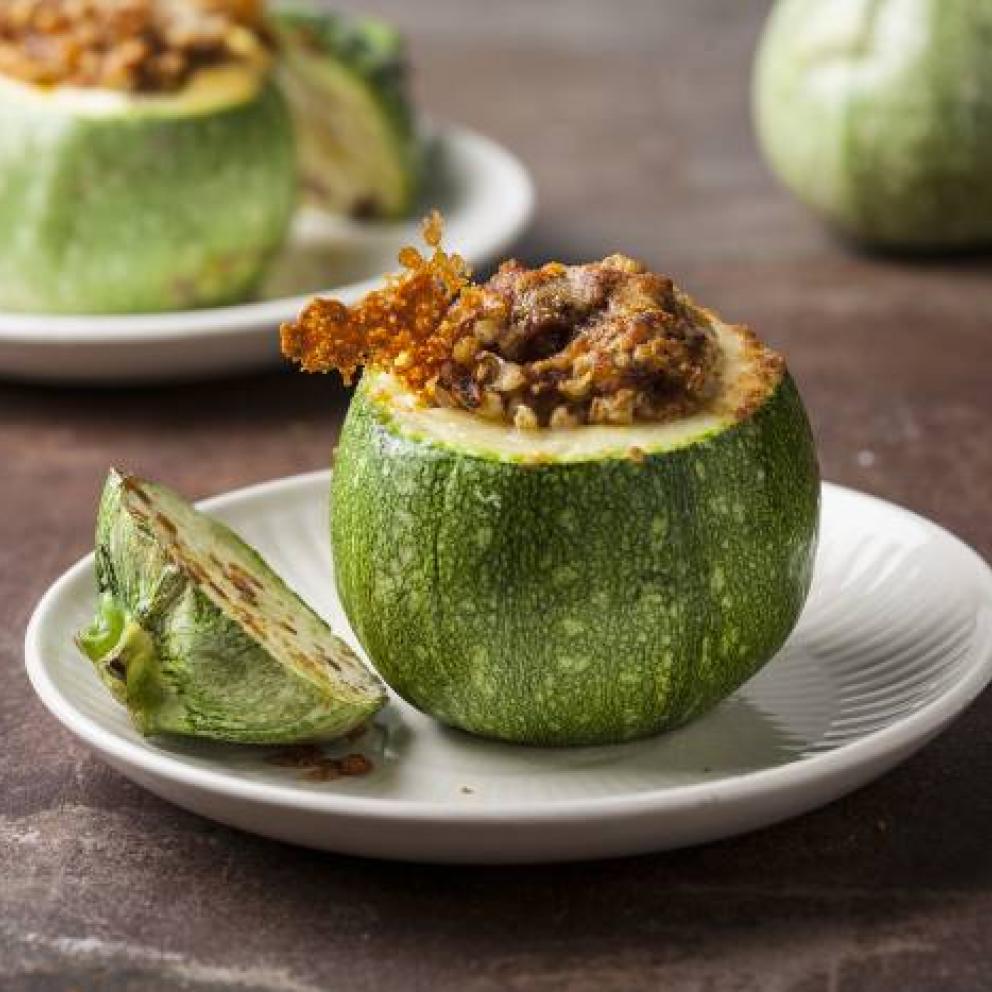 Zucchine ripiene con saraceno