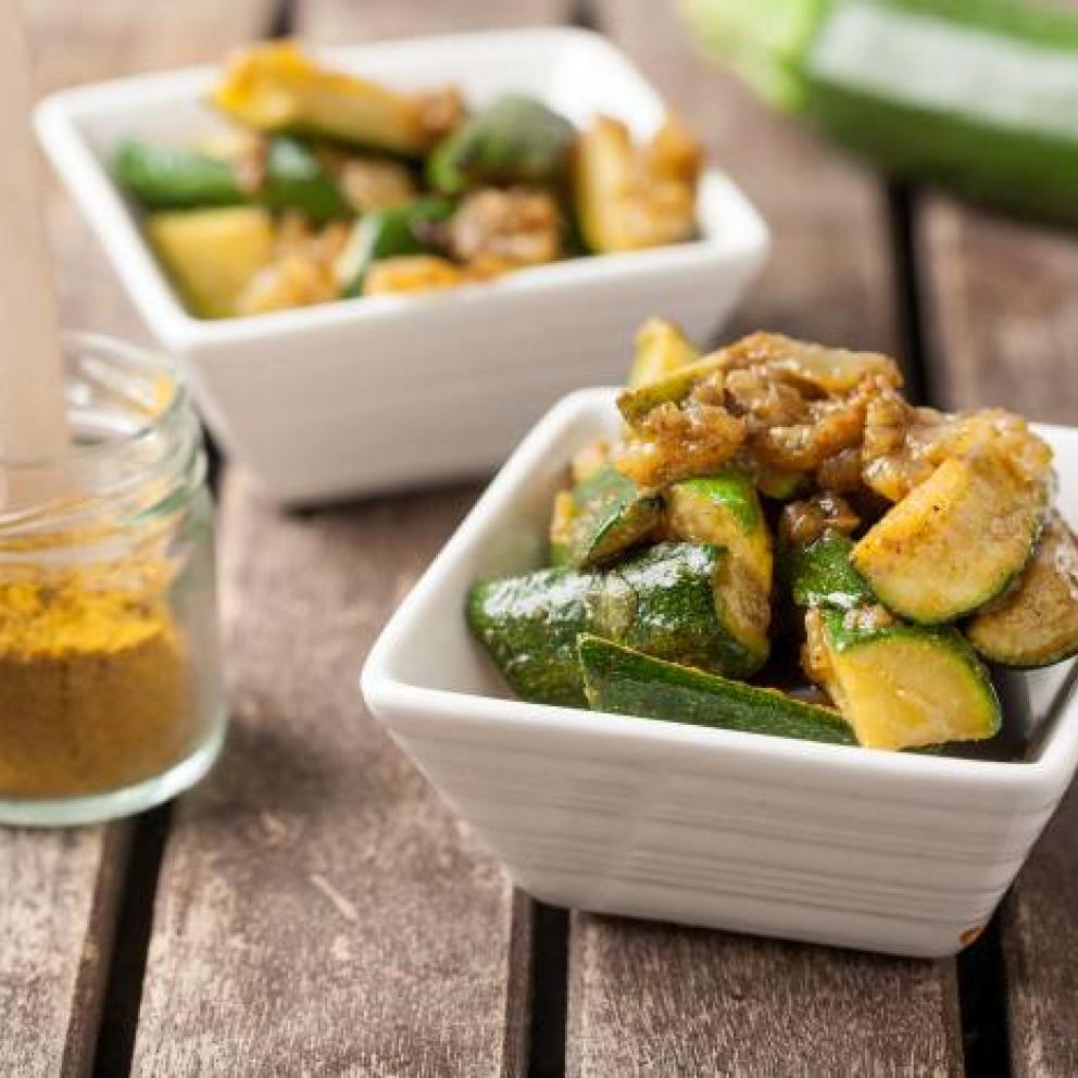 Zucchine alla curcuma