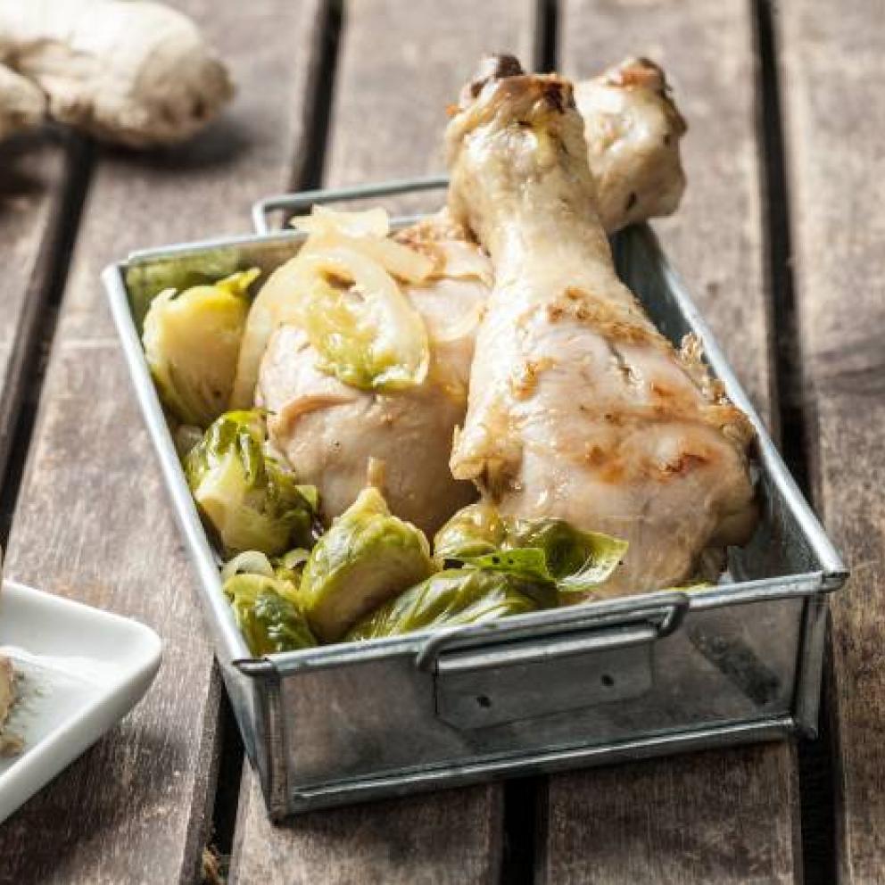 Pollo allo zenzero