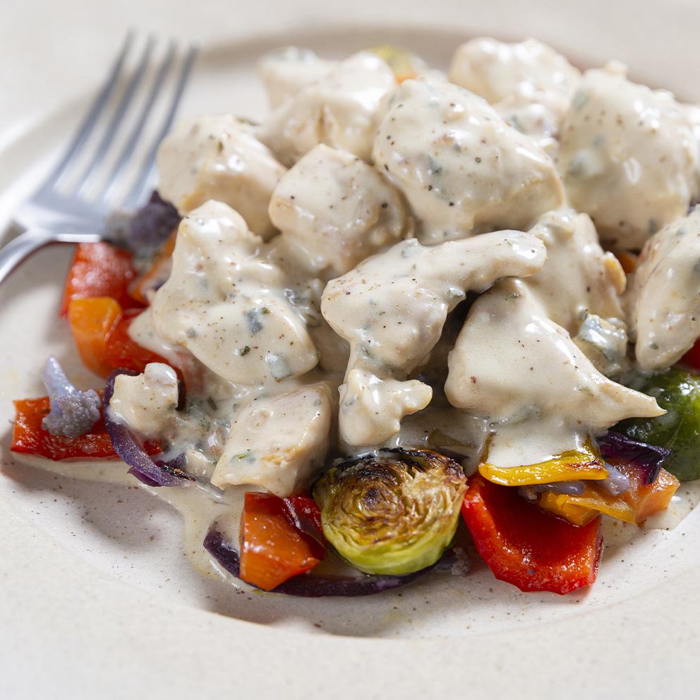 Spezzatino di pollo allo yogurt