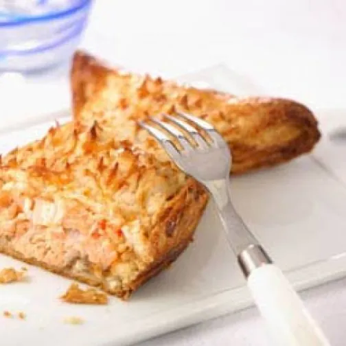 Salmone in pasta sfoglia