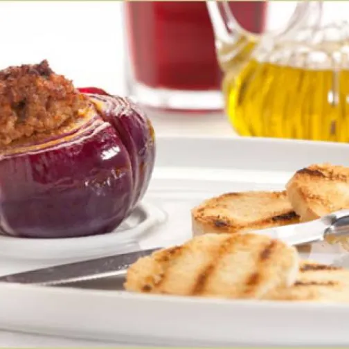 Cipolle ripiene al forno