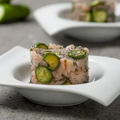 Tartare di carne e zucchine