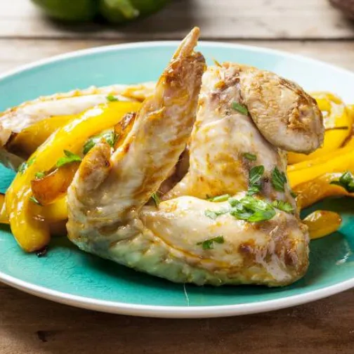 Ali di pollo con peperoni