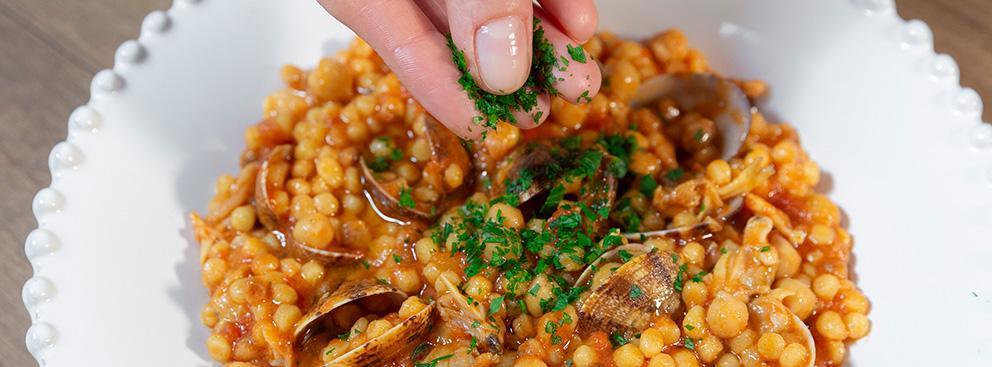 Fregola Vongole e Ceci