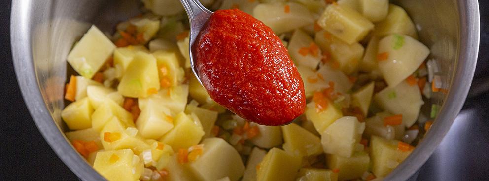 Minestra di riso e patate