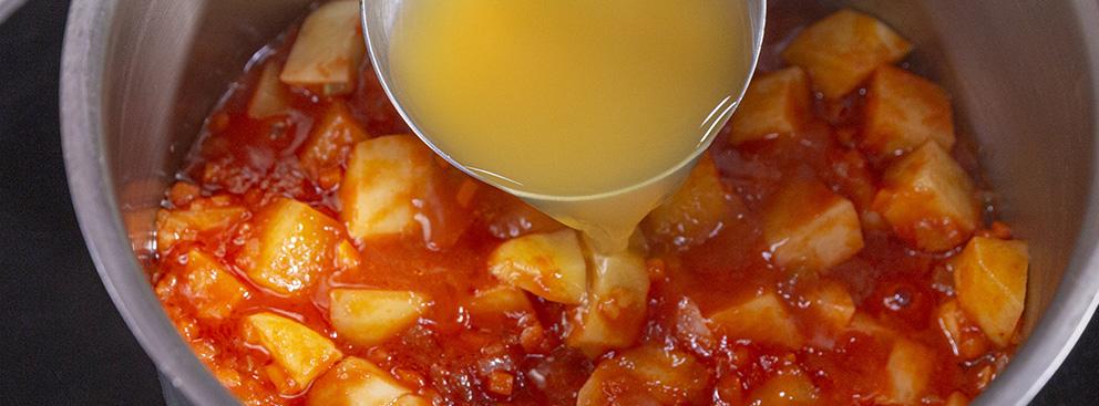 Minestra di riso e patate