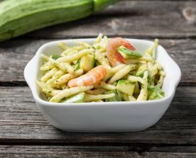 Trofie zucchine e gamberetti