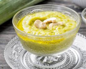 Vellutata di piselli e porri