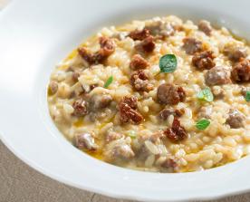 Risotto con salsiccia